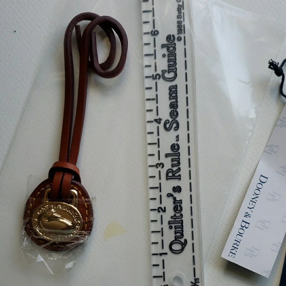 Dooney & Bourke Brown Leather Bag Accessory N O S